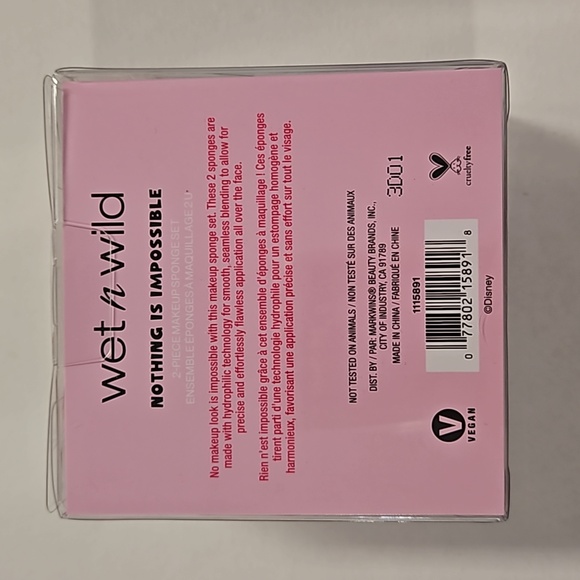 DISNEY Alice in Wonderland Wet n Wild 2 pc. sponge set NIP Ltd. Ed. Make Up - Picture 4 of 5